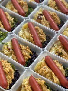 Saveloy Sauce & Pease Pudding